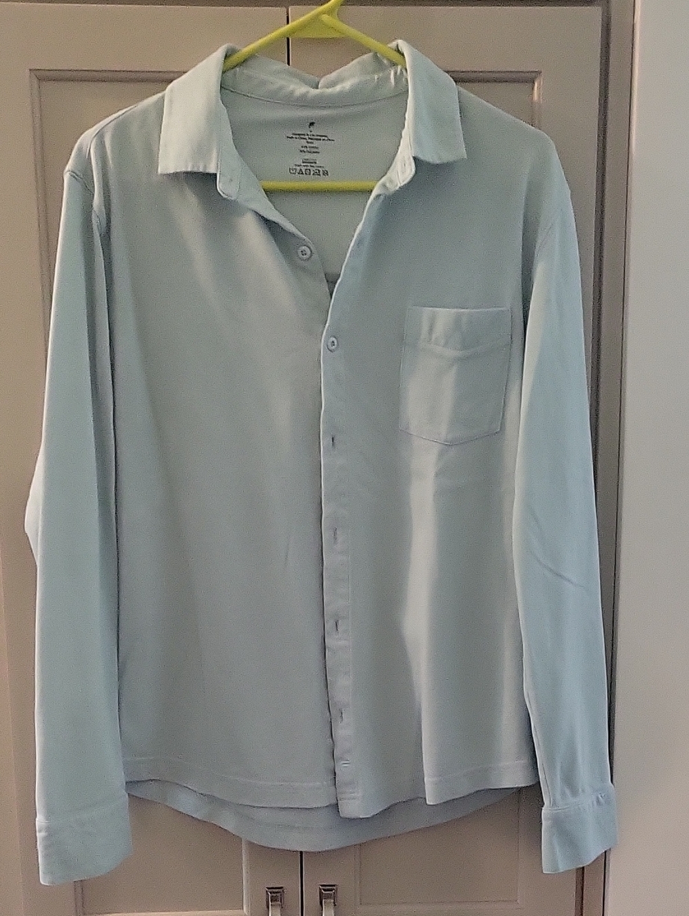 Fabletics Men's Soft Light Blue Shirt